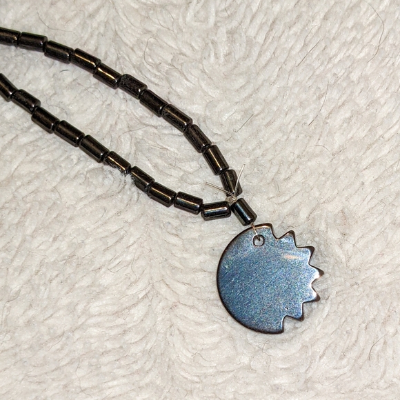 Sun and Moon Beaded Necklace - Picture 4 of 5